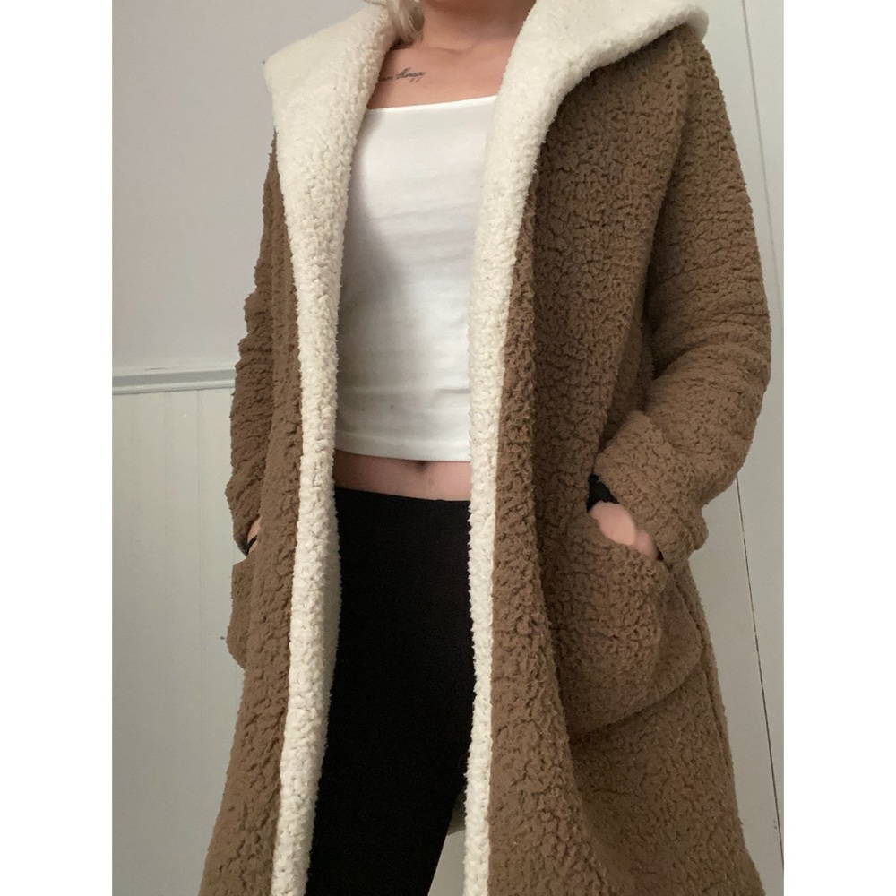 FASHION NOVA fuzzy coat